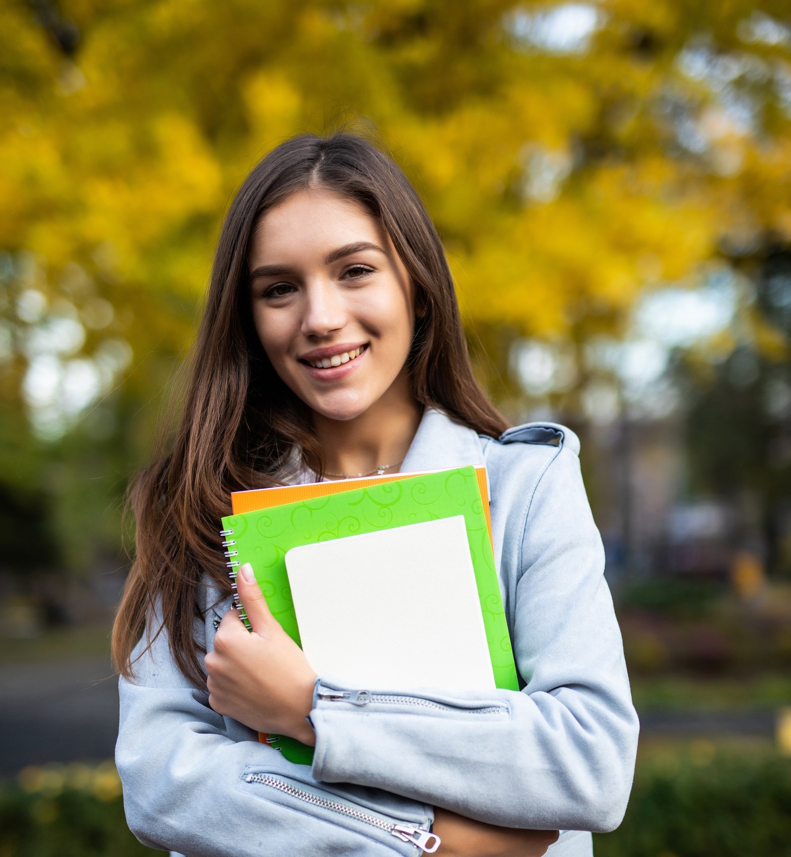 Confident young female doctor